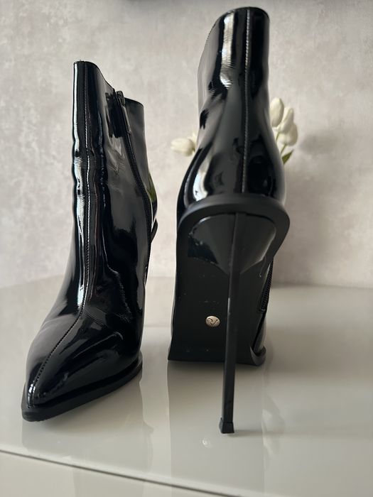 Жіночі ботильйони з натуральної м’якої шкіри 37 розмір