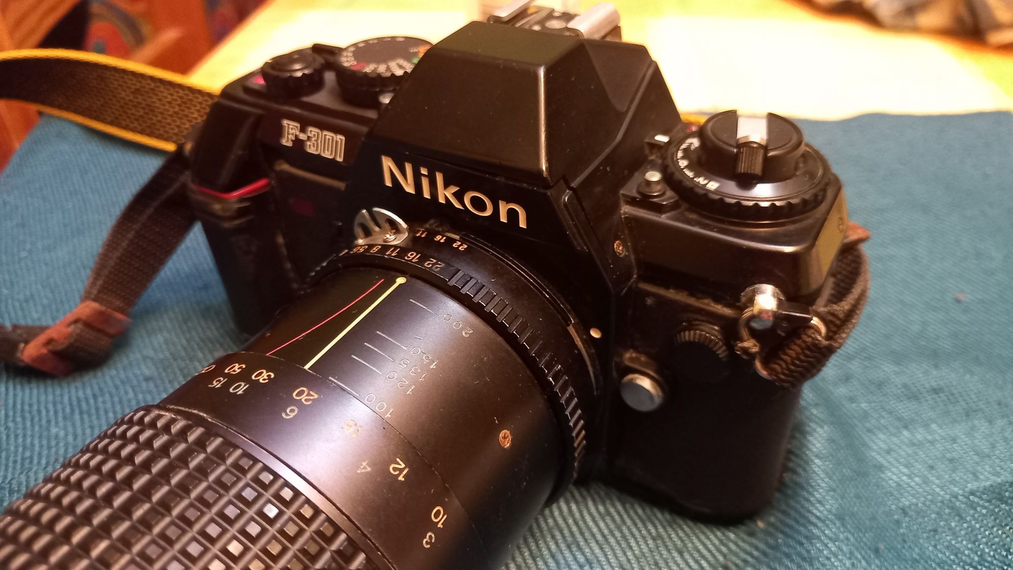 Máquina fotográfica analógica