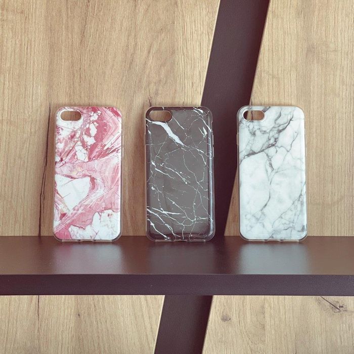 Etui Żelowe Wozinsky Marble Marmur Samsung Galaxy A72 4G - Różowy