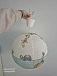 Lampa Lampion papierowy kula 40cm zwierzęta zoo  pokoj dzieciecy  klo