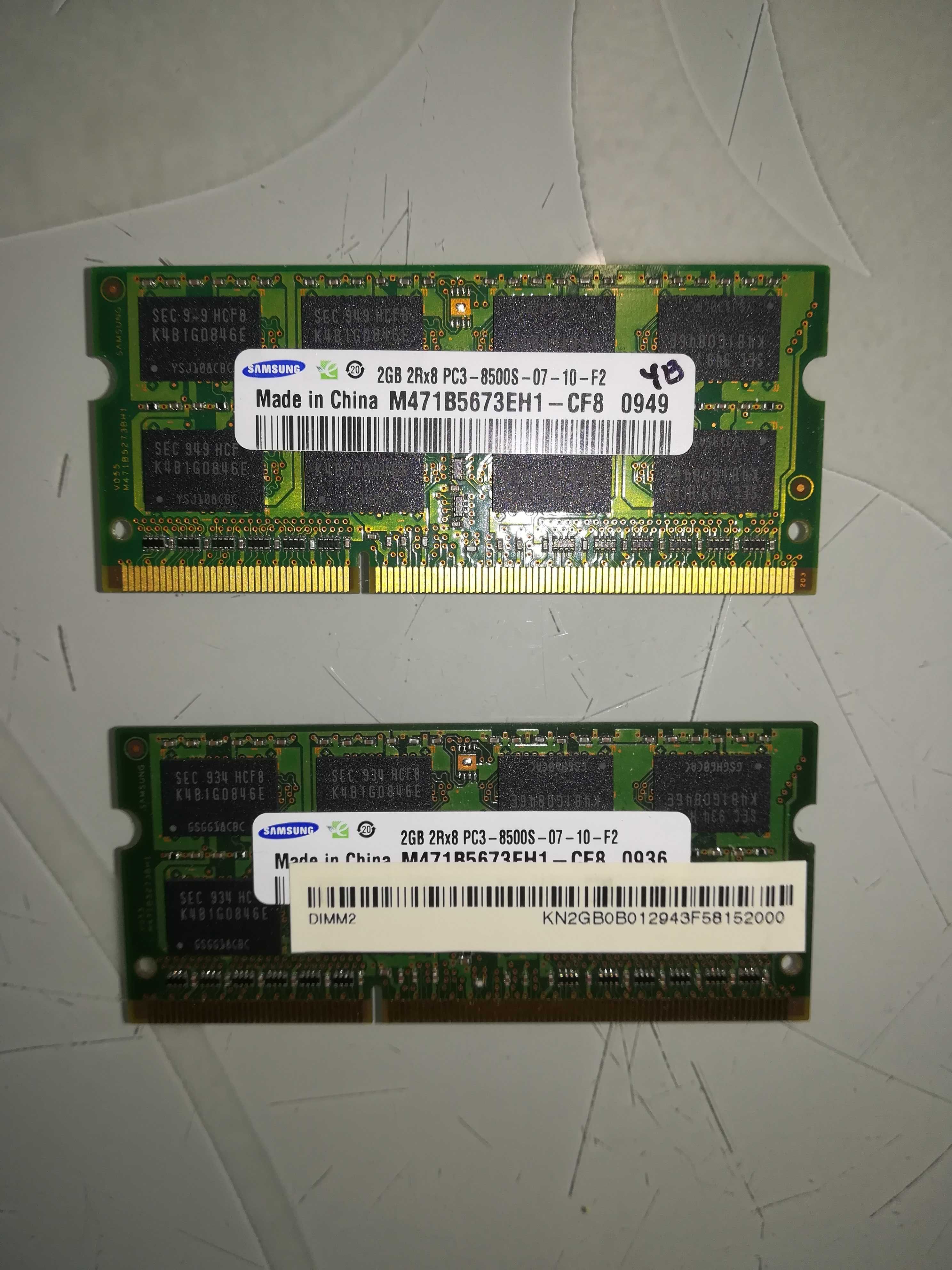 Оперативная память для ноутбука  (ОЗУ) DDR3 2 Гбx2 шт