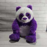 Мягкая игрушка - фиолетовый медведь - панда