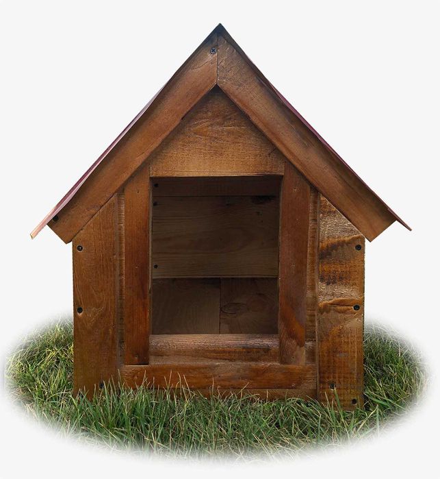 Будка для маленьких пород собак до 5 кг (50*55*55 см)