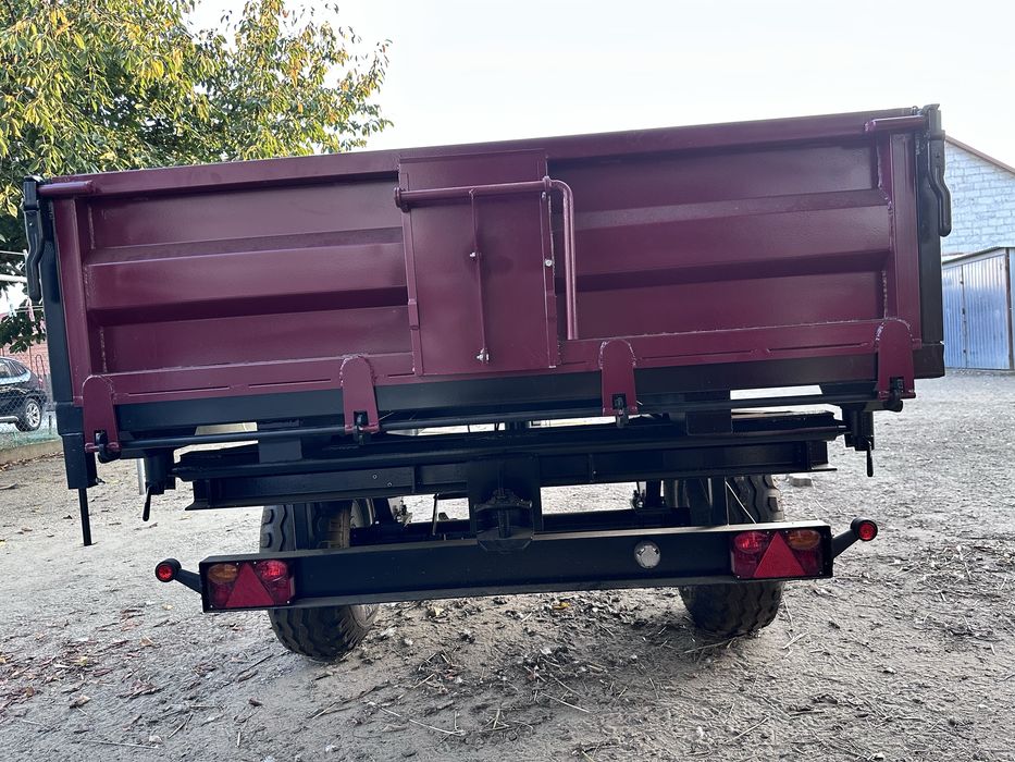 Przyczepa jednoosiowa wywrotka