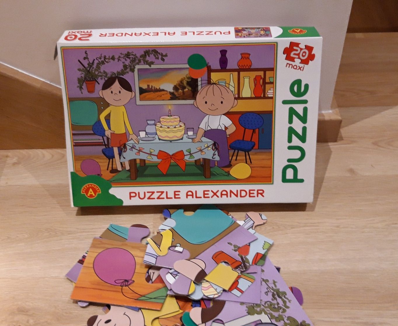 Duże puzzle 20-24 elementy - Peppa, Bolek i Lolek