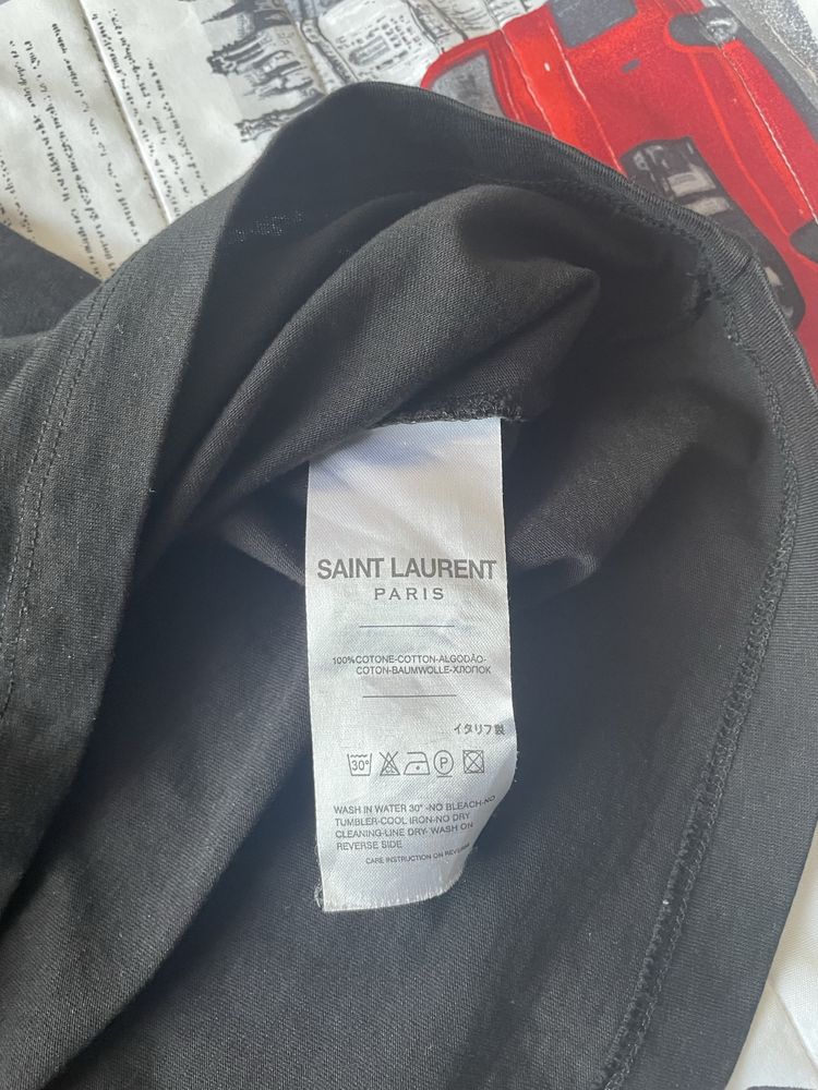 Футболка Saint Lauren ysl yvessaintlauren gucci prada
