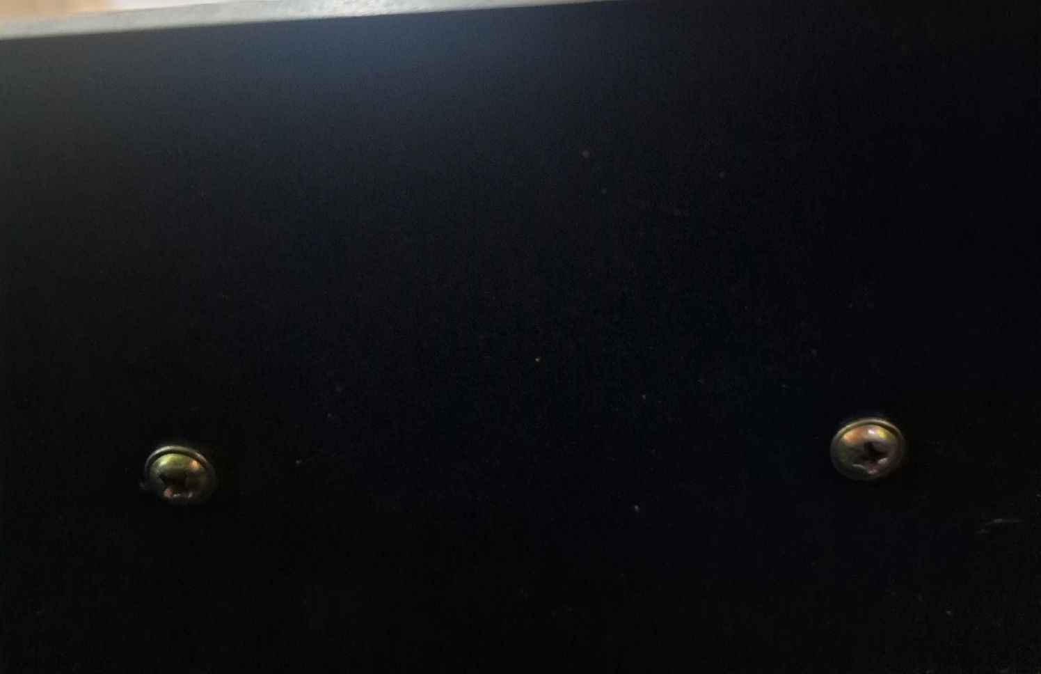 Aparador/consola preto e dourado