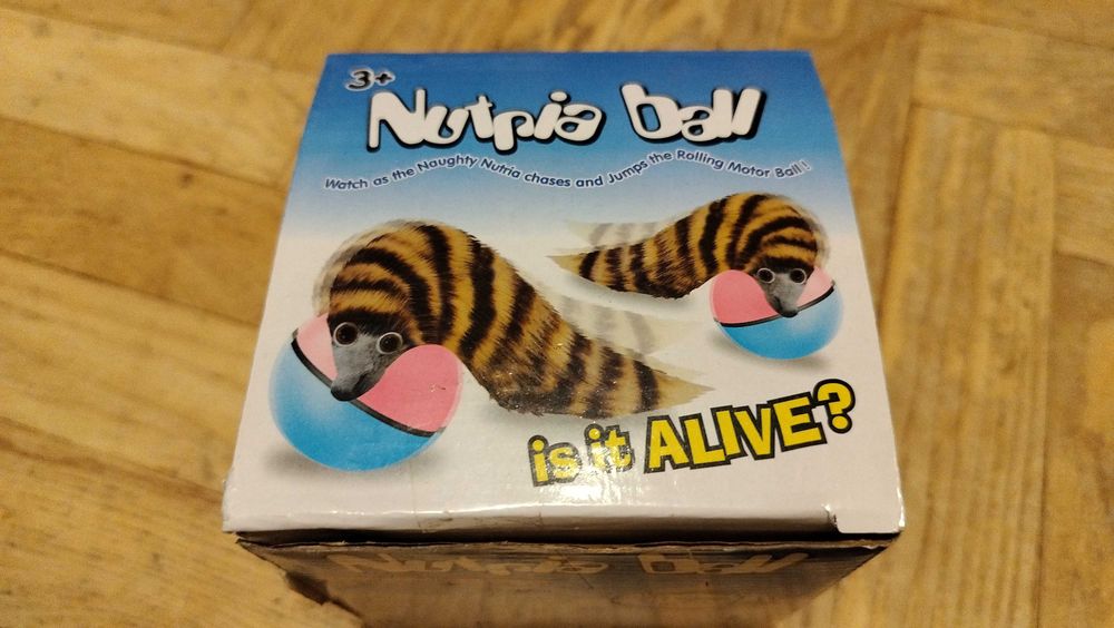 Interaktywna zabawka dla kota NUTRIA i Piłka nowa