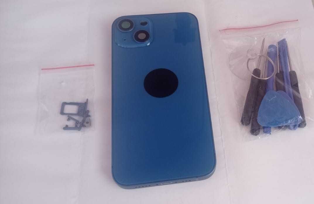 Chassi / Carcaça para iPhone 13 - Azul - Versão EU
