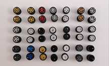Rodas para carrinhos 1/64