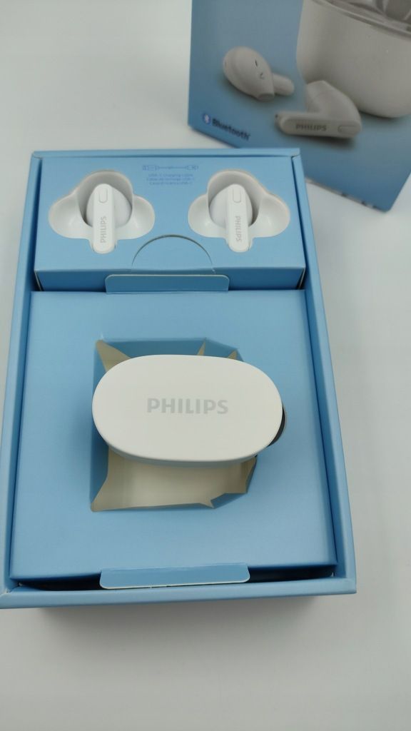 Zestaw słuchawkowy douszny Bluetooth Philips 2000 Tat2236Wt Biały