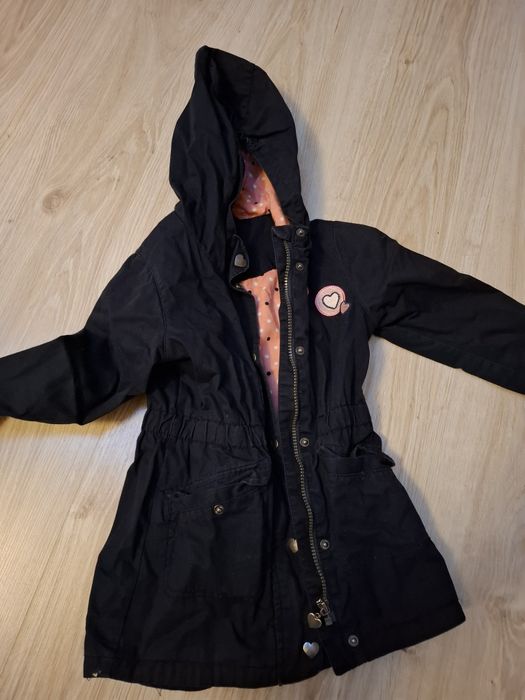 Parka dla dziewczynki 110/116 ,kurtka przejściowa 110/116