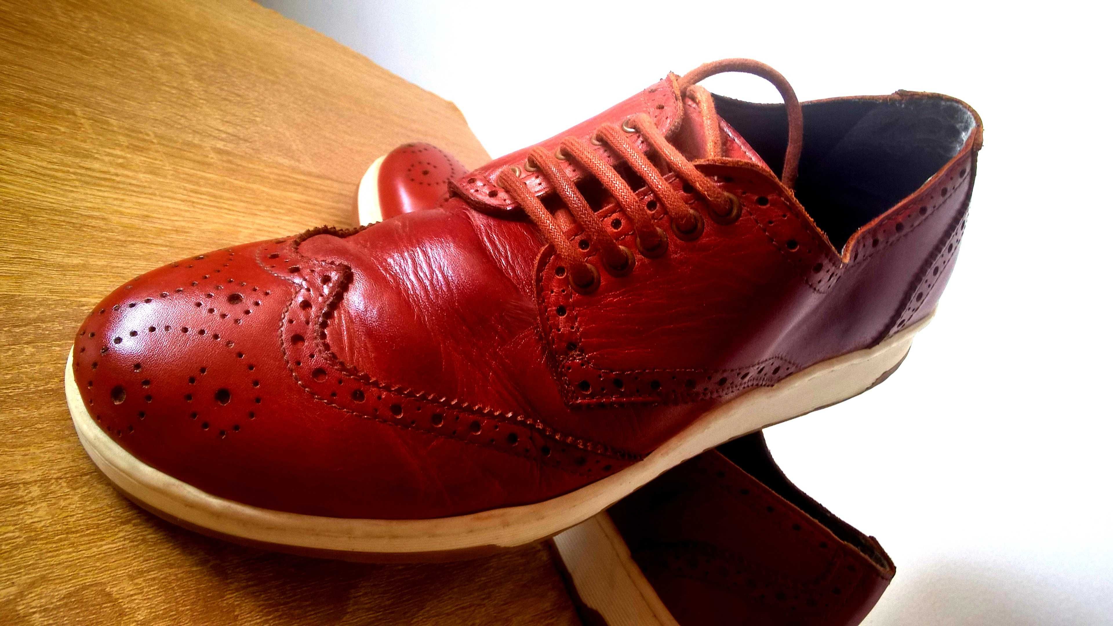 półbuty ASOS  casula mens brogues 41 rozmiar tanio 69 zł skórzane