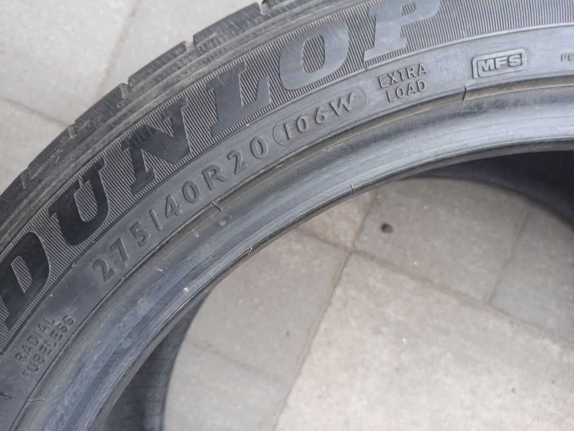 Летняя резина 275/40 315/35 R20 Dunlop Sport Maxx GT Run Flat