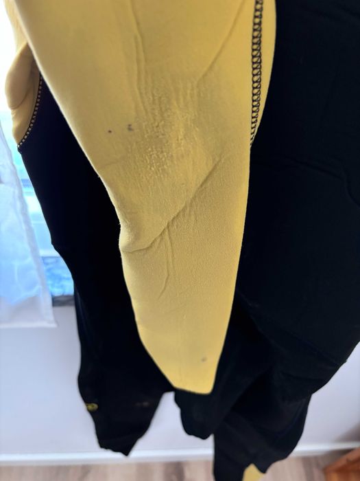 Fato de Surf Deeply Junior Explorer 4/3 chest zip Amarelo