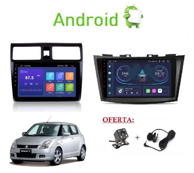 (NOVO) Rádio 2DIN • SUZUKI Swift (2004 a 2017) • Android GPS [4+32GB]