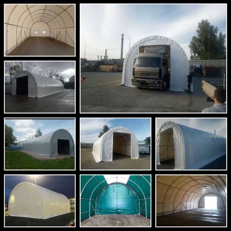 Hala namiotowa  7,63 x 4,85 x 7,4m - od producenta. Cennik w tekście