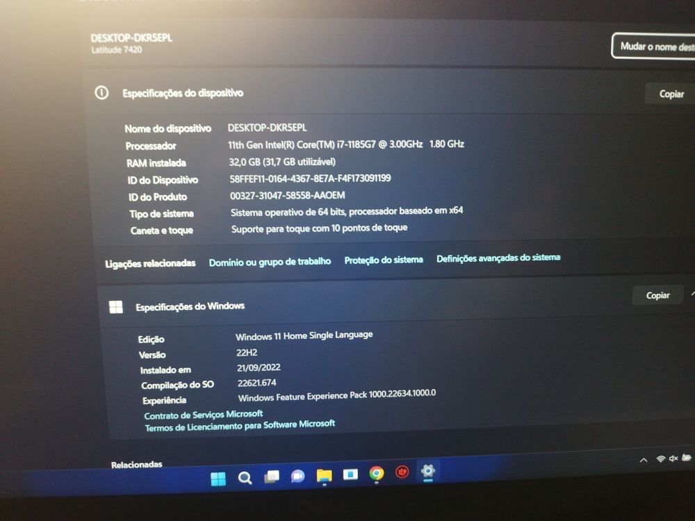 Dell Latitude 7420 - Troco