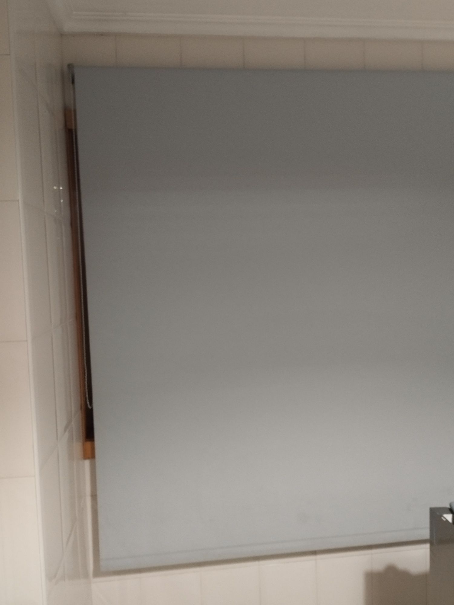Cortina em Tela cinzento