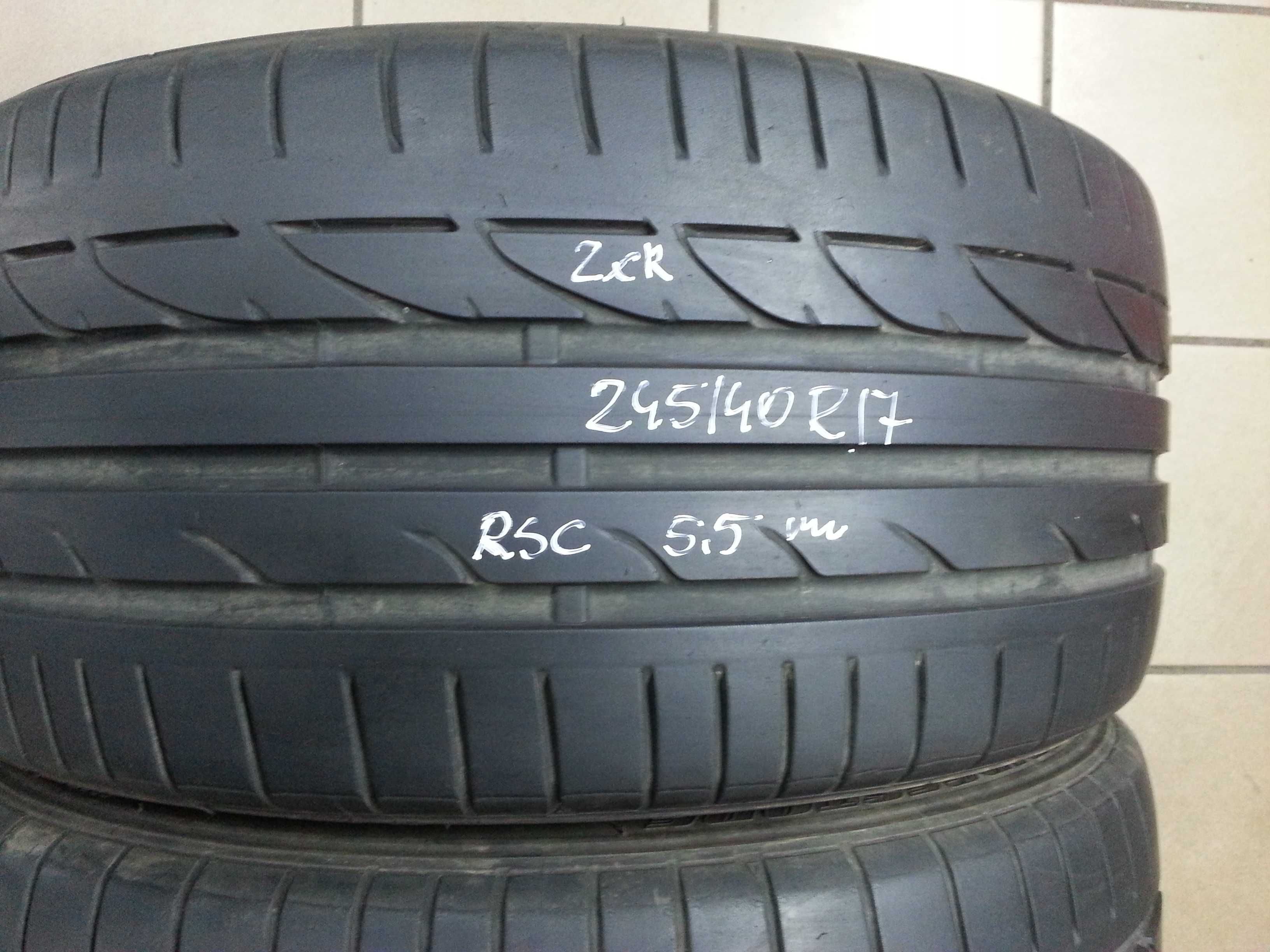 Opony letnie 245/40r17 91W  RSC  RFT * Bridgestone Potenza S001
