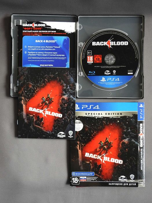 Back 4 Blood Special Edition оригинал диск для PlayStation PS4 PS5