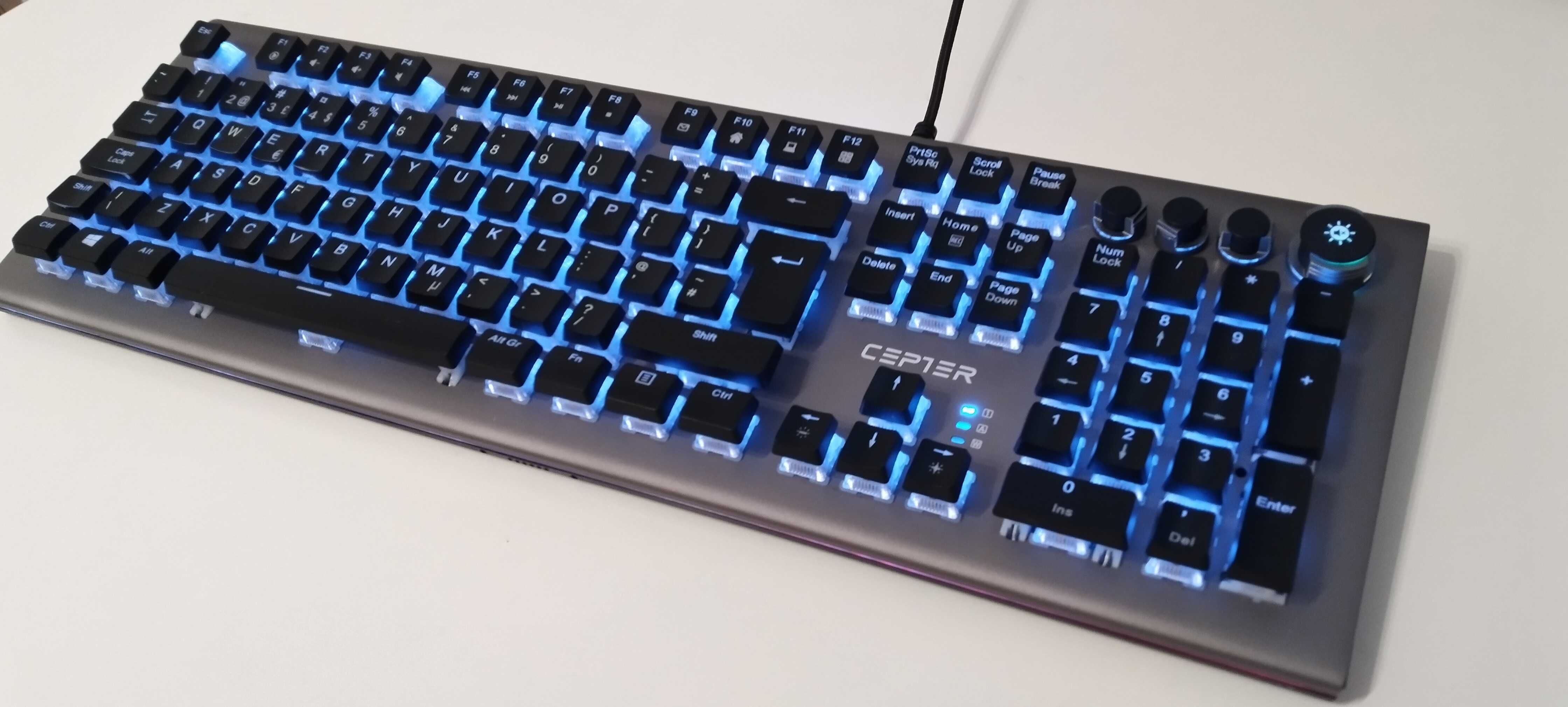 S CEPTER ROGUE Gaming Advanced Klawiatura Mech Metal keyboard RGB MSR1