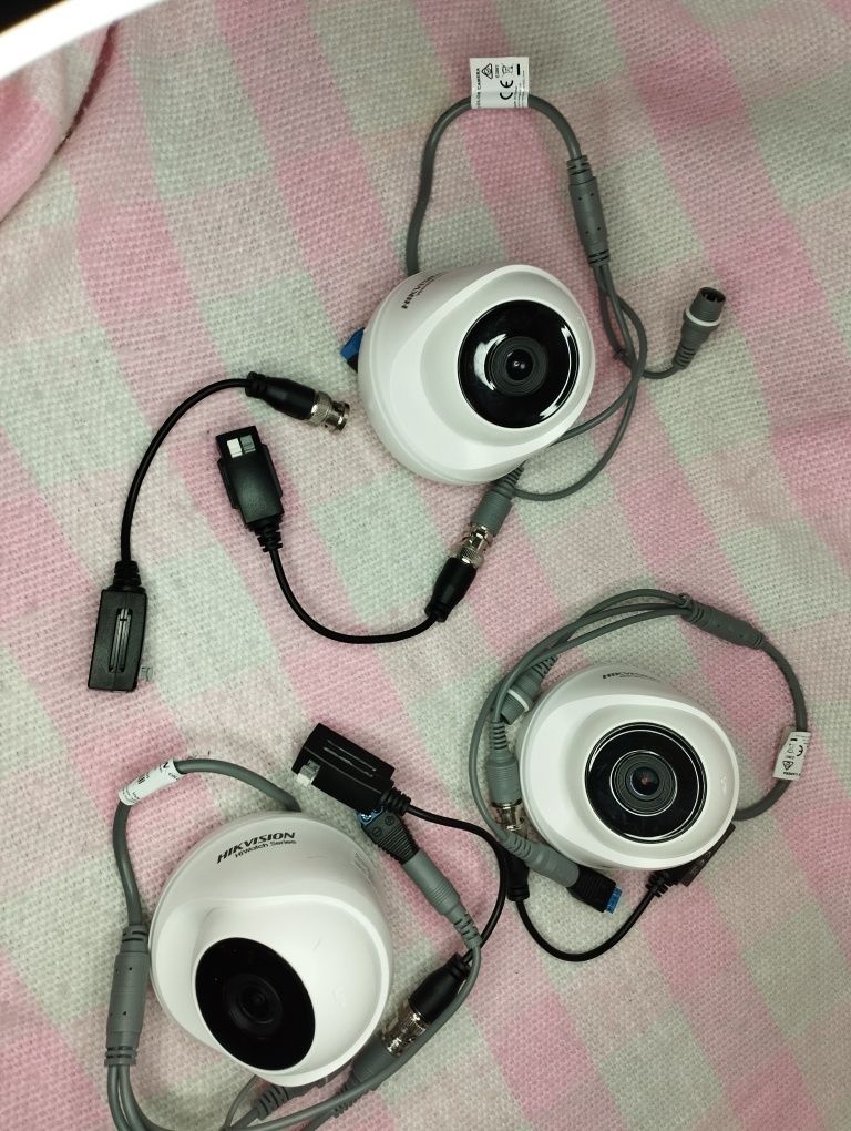 Реєстратор 4 каналів Hikvison Hwd-6104mh-g2+3 камери Hikvisoni 1 Tb