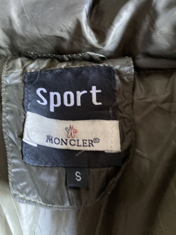 Kurtka zielona Sport Moncler