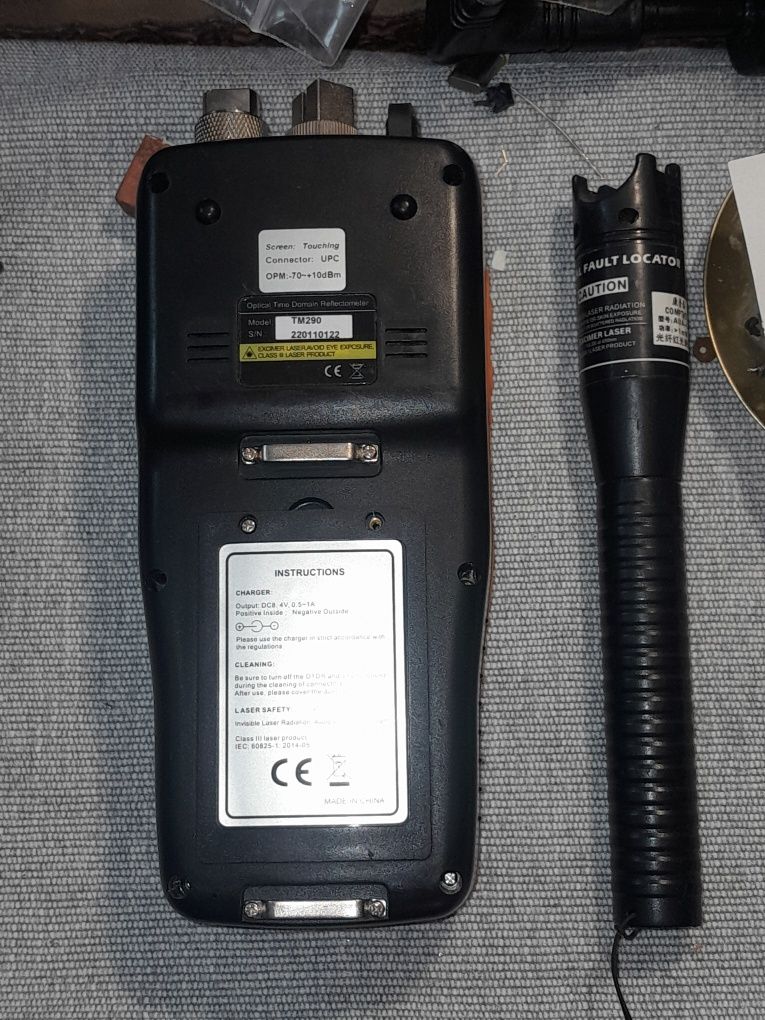 оптический рефлектометр OTDR 1310/1550 нм (опционально) с сенсорным эк