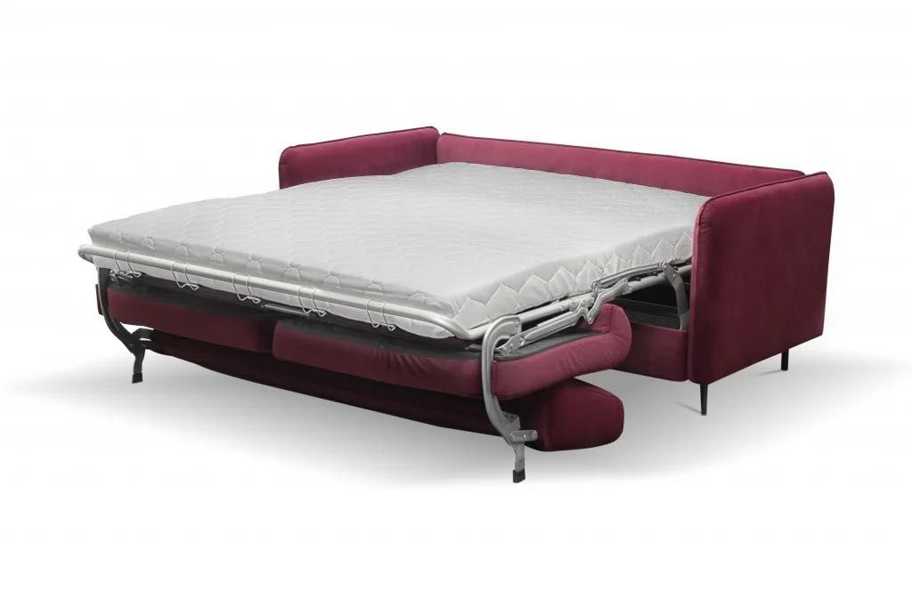 Sofa rozkładana le pukka azure system spania włoski,velvet wodoodporny