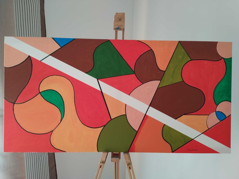 Tela pintada à mão
