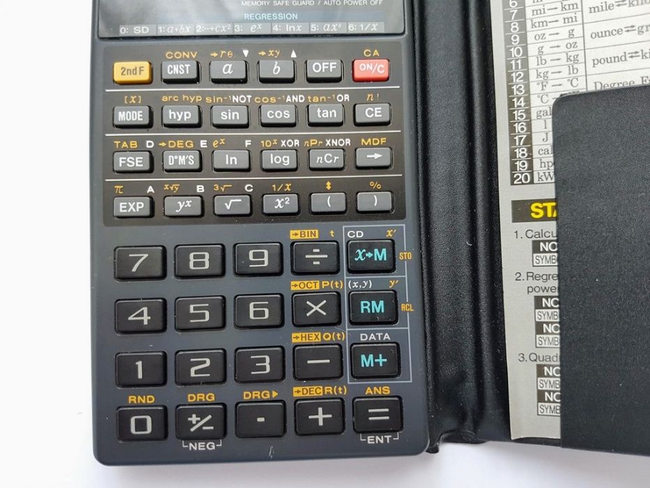Редкий научный калькулятор Sharp EL-557