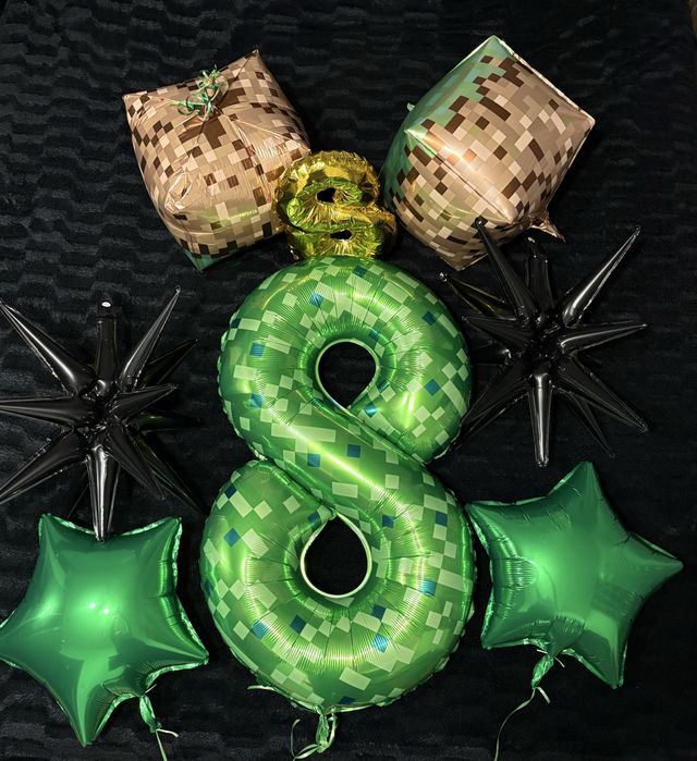 Balony urodzinowe Minecraft