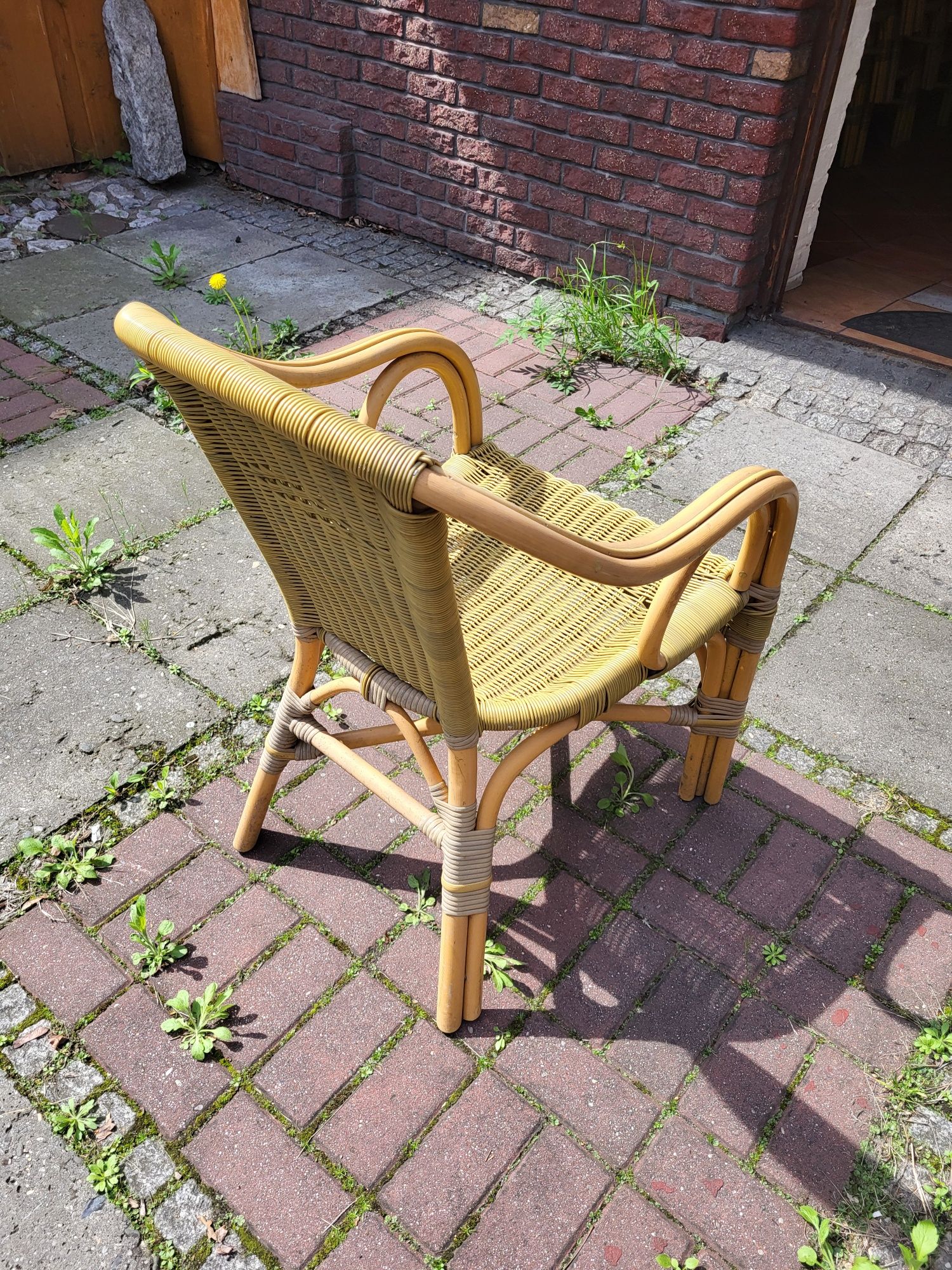 Fotel ogrodowy, krzesło,  rattan, technorattan