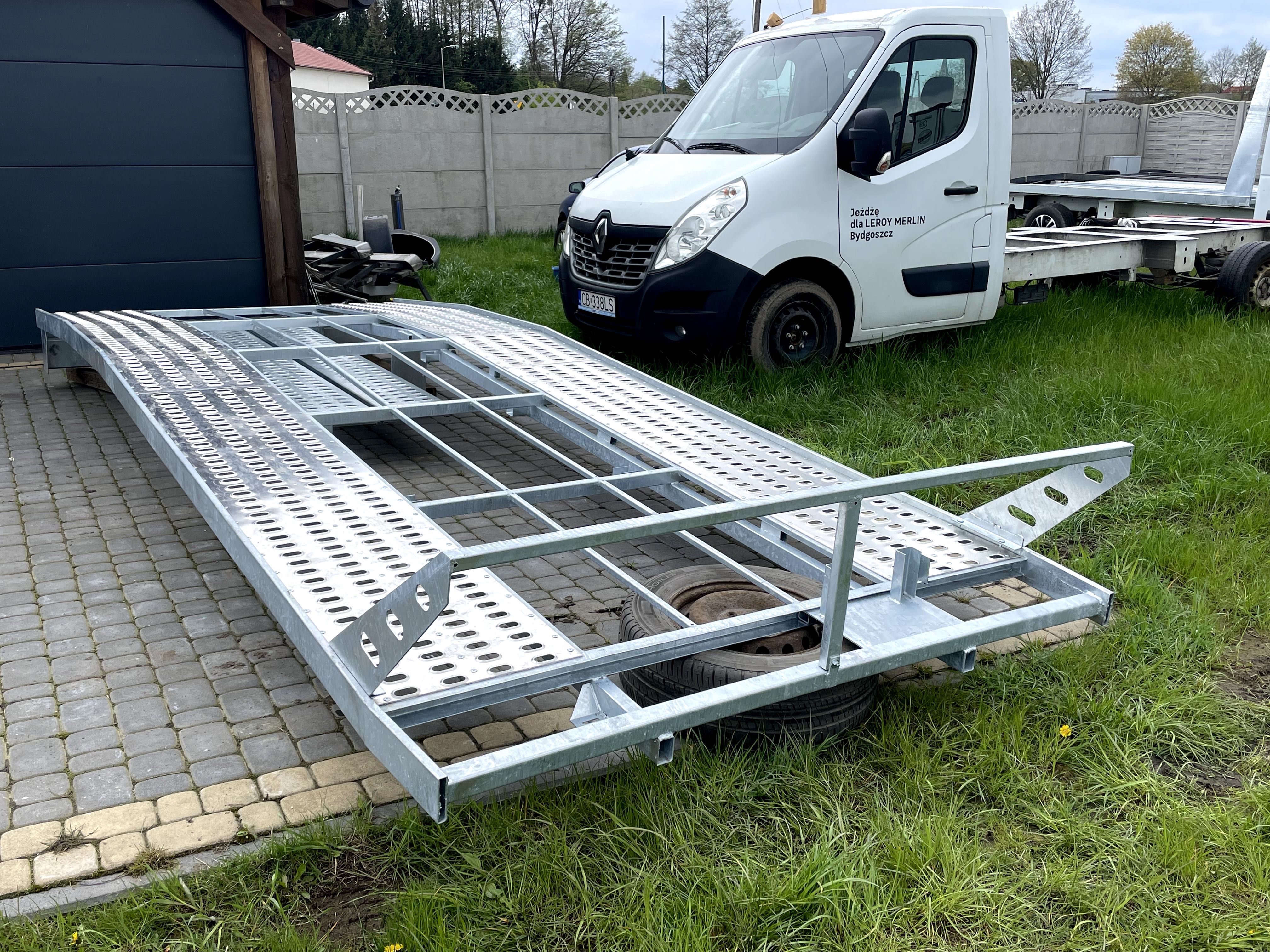 Najazd zabudowa autolaweta  ocynk aluminium Ducato Jumper Boxer LH4