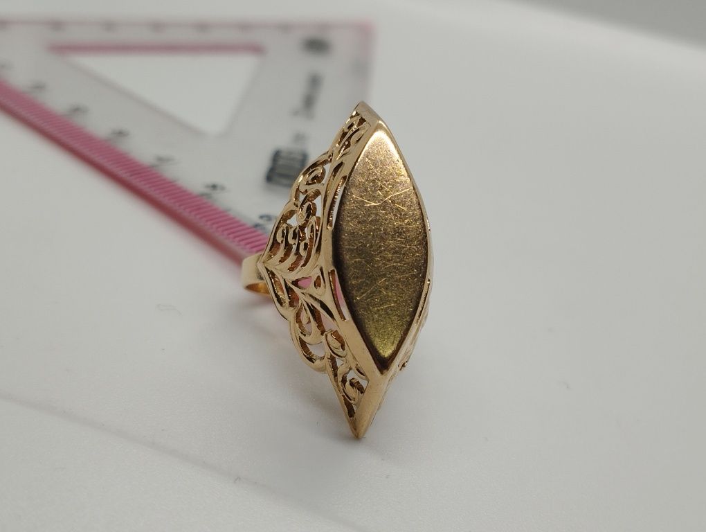 Золотой перстень СССР 16.8 размер 4.98 грамма