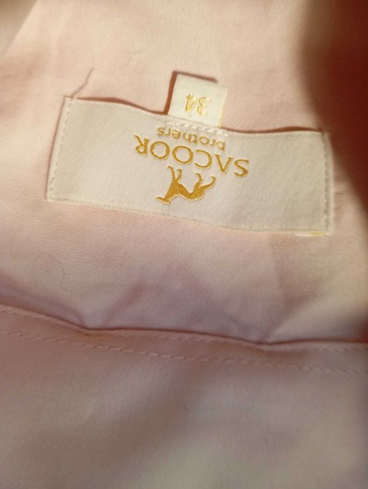 Camisa cor de rosa mulher, tamanho 34