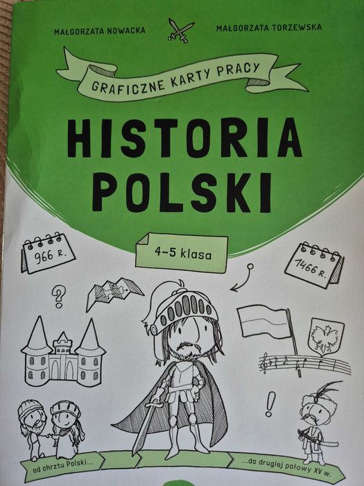 Graficzne karty pracy historia Polski 4-5 klasa - brak pierszych 10
