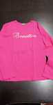 Camisola cor de rosa fushia, 4 anos. Marca: Benetton