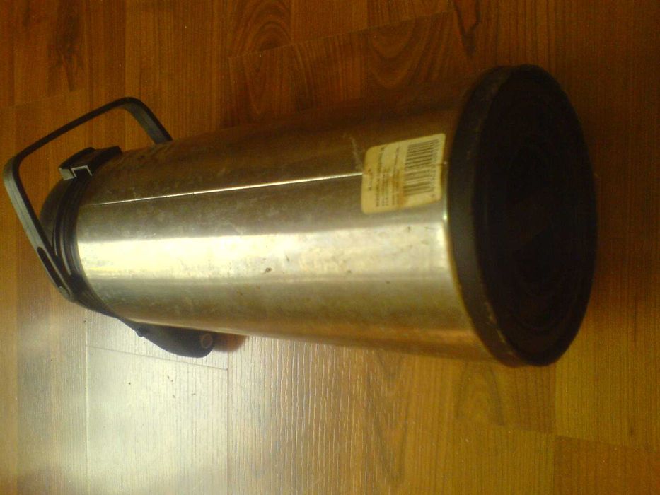 Termos Pompka Ricco 1,9 l bez pokrywy obudowa metal kolor srebrny