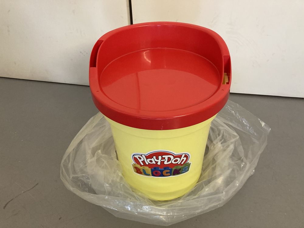 Banco Play-Doh blocks organizador brinquedos com compartimentos novo