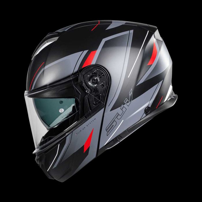 Capacete CMS Modular SUV MILLE vermelho