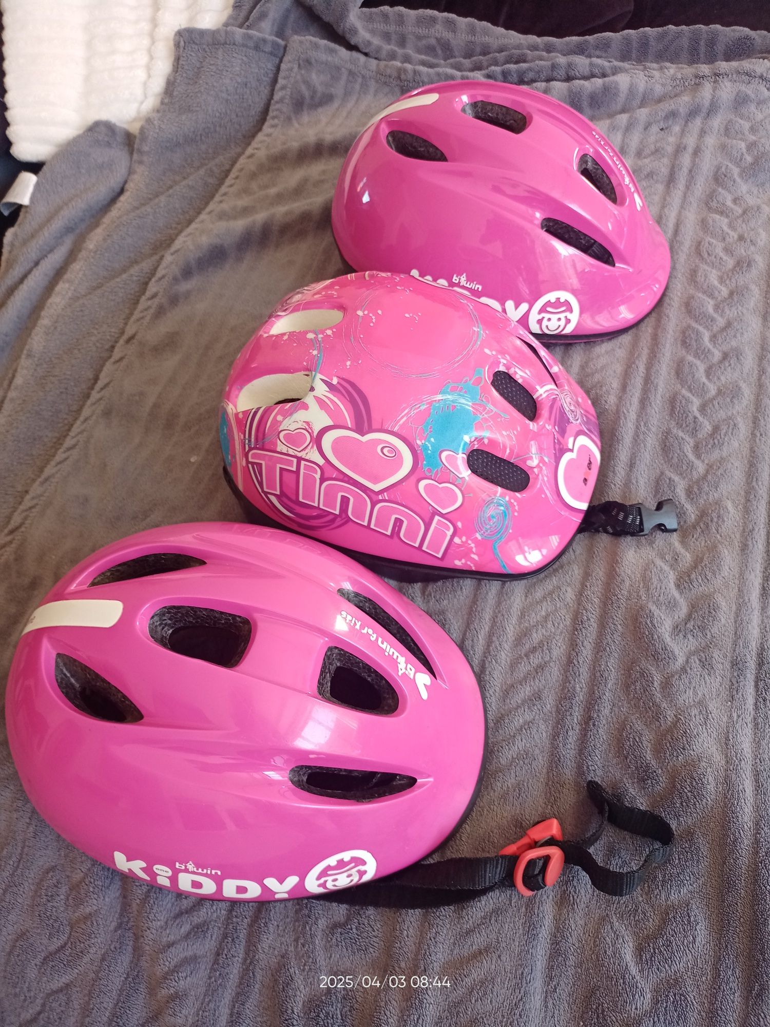 Sprzedam 3 kaski rowerowe dziecięce