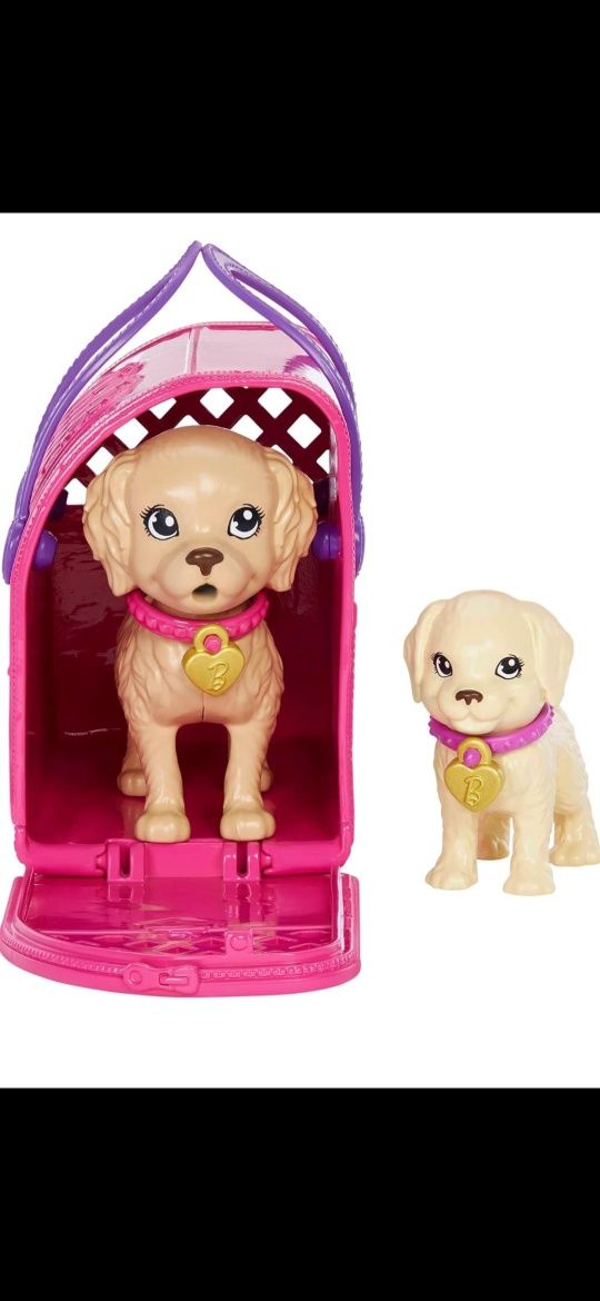 Barbie pup adoption, лялька барбі з собачками