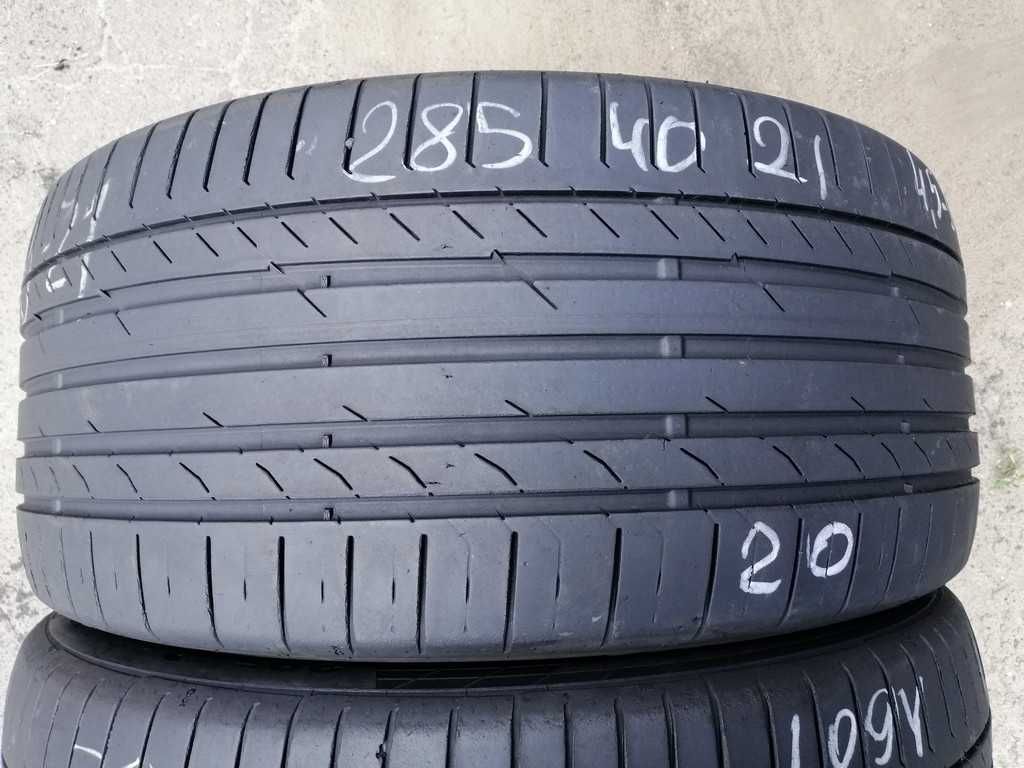 Рік: 2019 - 285/40R21 Continental ContiSportContact 5 шини бу літо