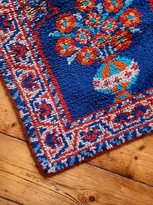 Kobierzec Dywanik Modlitewnik Kilim 100% Wełniany gruby ręcznie tkany