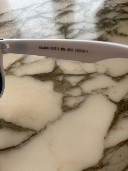 Okulary UV 400 białe oprawki unisex