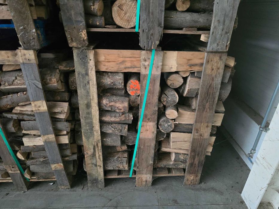 BUK, drewno kominkowe, opałowe na paletach, sezonowane 3 lata
