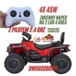 Quad na akumulator dla dziecka z pilotem CanAm Outlander 4x4  12V 14Ah