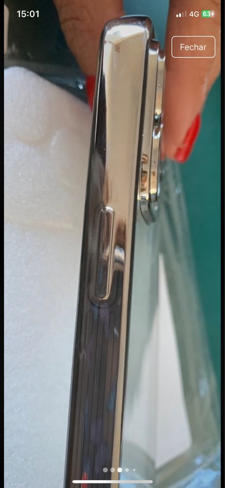 Capa iphone 15 pro, titaneo natural